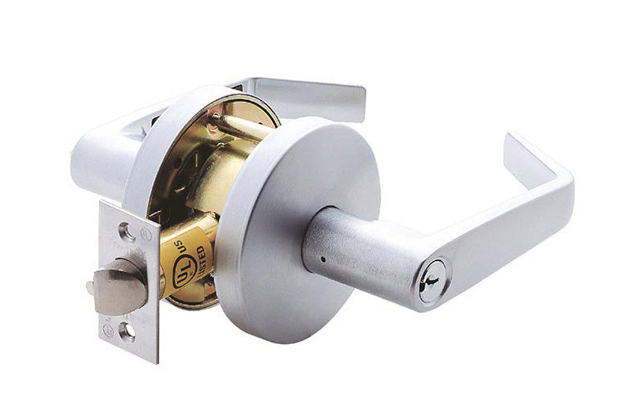 SureLoc Door Hardware Jackson Cylindrical Grade 2 Lever — Lux Door