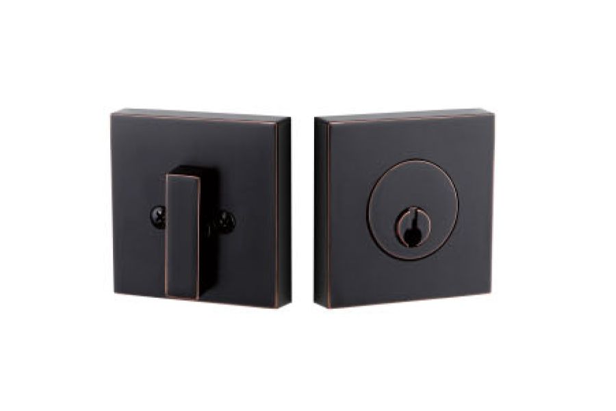 Lux Door Hardware Residential Square Modern Deadbolt