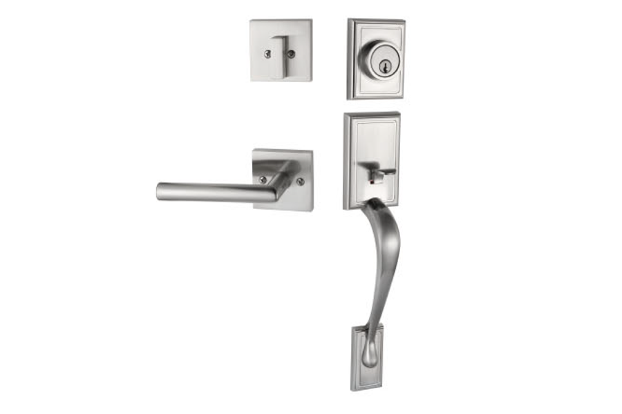Lux Door Hardware Lisbon Sectional Tubular Entry Set