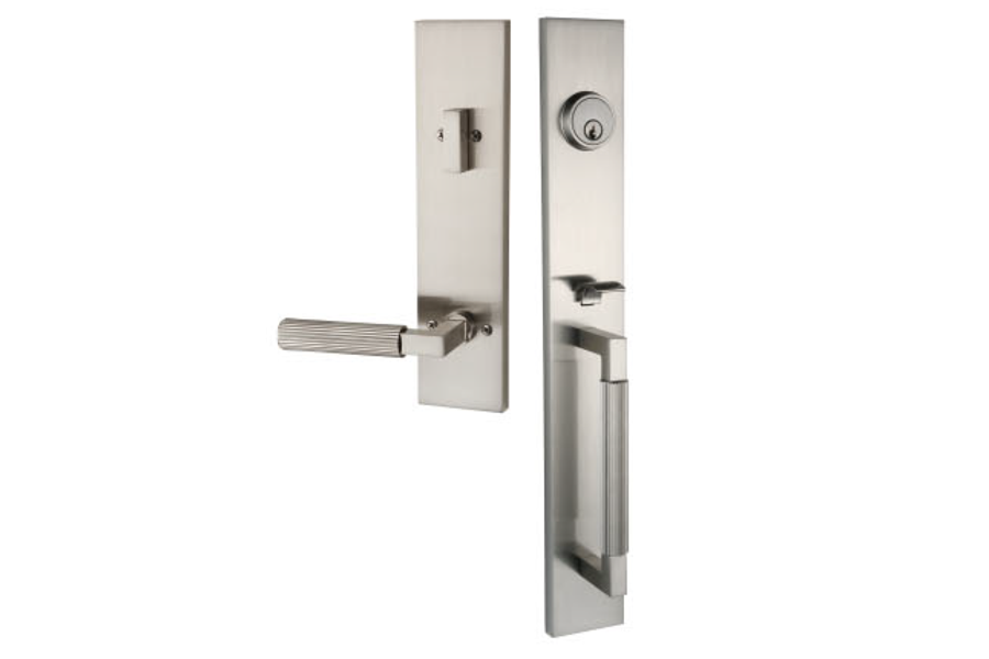 Lux Door Hardware Santorini Full Length Tubular Entry Set