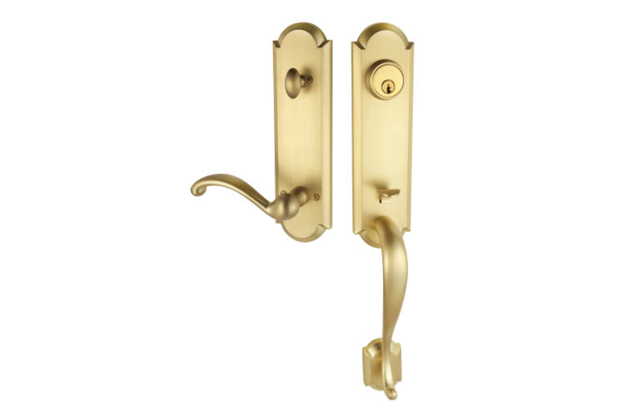 Lux Door Hardware Brussels Tubular Entry Set