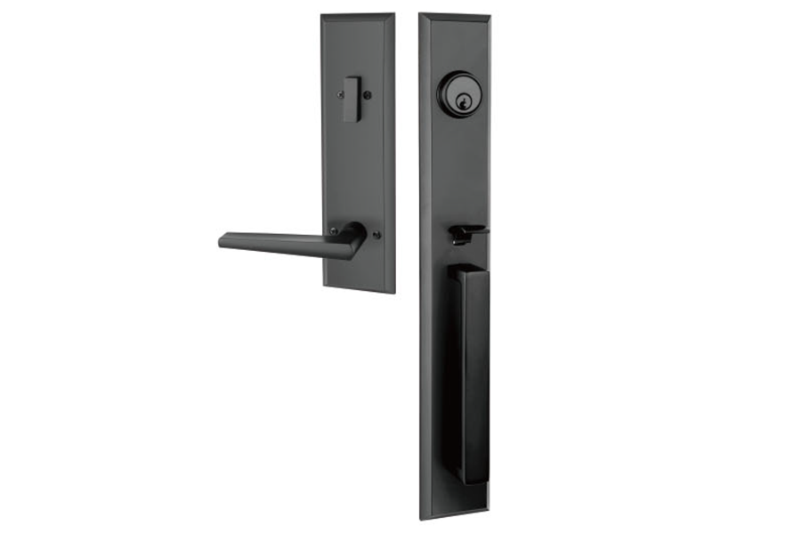 Lux Door Hardware Frankfurt Full Length Tubular Entry Set