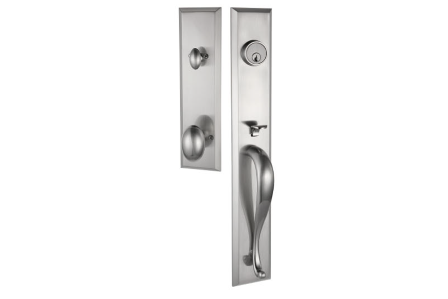 Lux Door Hardware Copenhagen Full Length Tubular Entry Set
