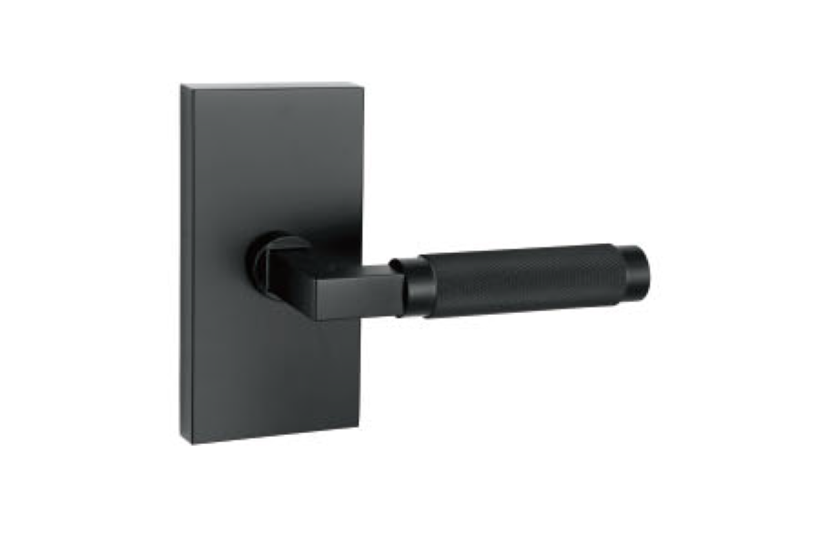 Lux Door Hardware Modern Knurled Door Lever