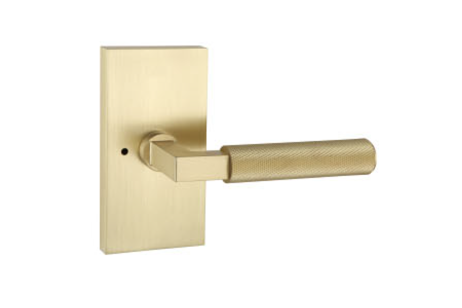 Lux Door Hardware Modern Full Knurled Door Lever