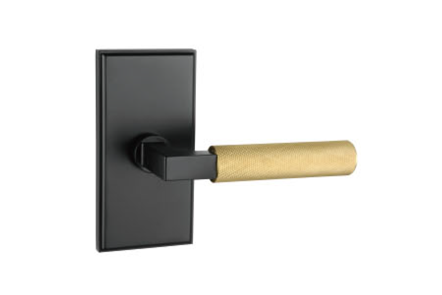 Lux Door Hardware Modern Full Knurled Door Lever