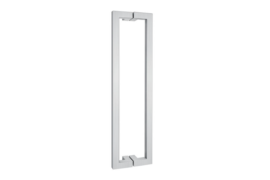 Lux Door Hardware Modern Stainless L-Square Long Door Pull