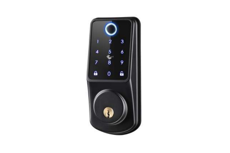 LUX A220 Bluetooth Smart Lock Automatic Deadbolt Hardware (Rechargeable Battery)