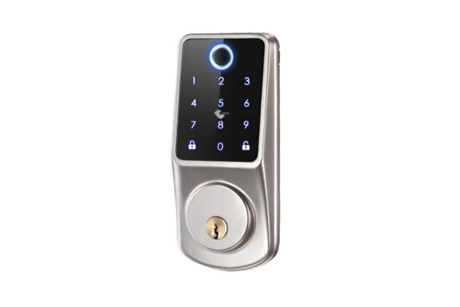 LUX A220 Bluetooth Smart Lock Automatic Deadbolt Hardware (Rechargeable Battery)