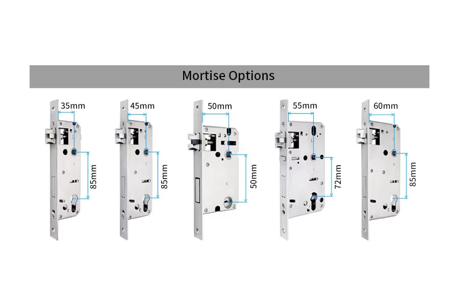 LUX A260 Lever Handle Bluetooth Smart Lock Automatic Deadbolt Hardware (Rechargeable Battery)