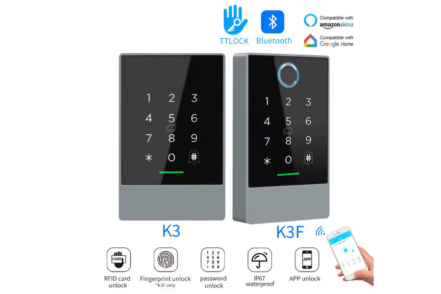 LUX K3F Smart Security Keypad Hardware