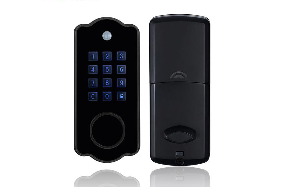 LUX S110WBL Bluetooth Smart Lock Automatic Deadbolt Hardware (Rechargeable Battery)