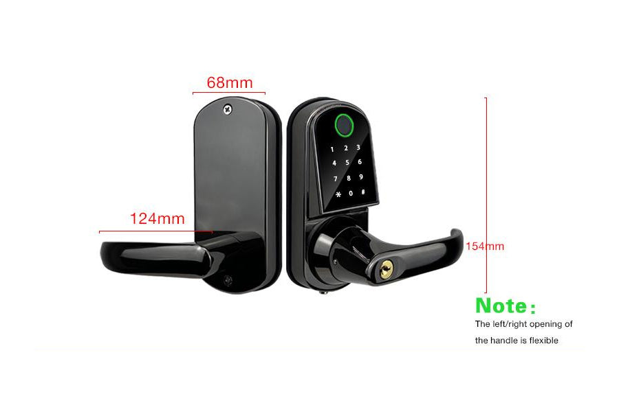 LUX S210 Bluetooth Smart Lock Automatic Deadbolt Hardware (Rechargeable Battery)