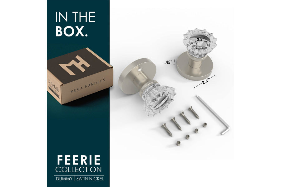 Mega Handles Féerie Collection Crystal Door Knob