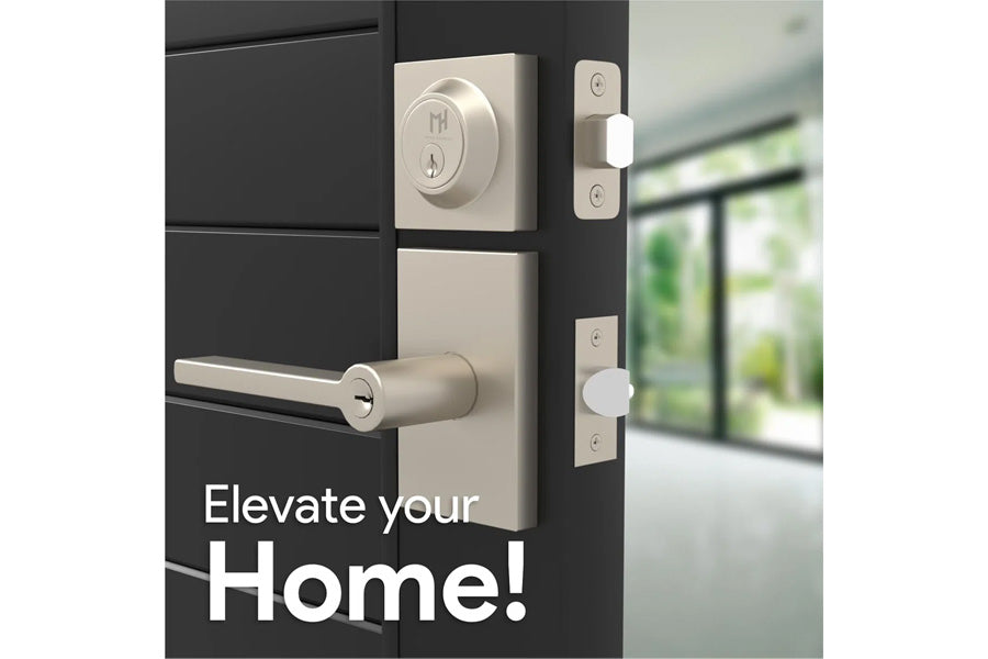 Mega Handles Glamor Collection Entry Lever and Deadbolt Combo