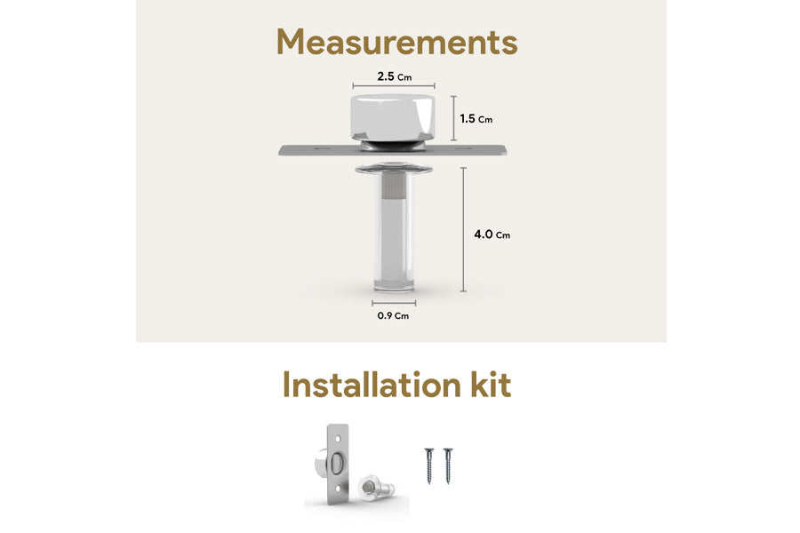 Mega Handles Invisible Magnetic Door Stop