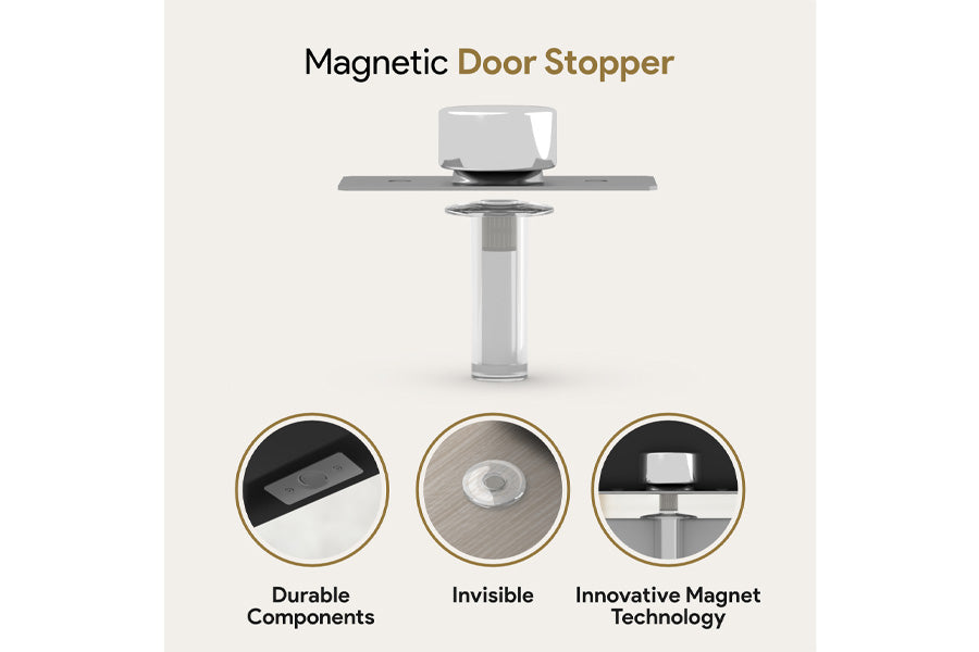 Mega Handles Invisible Magnetic Door Stop