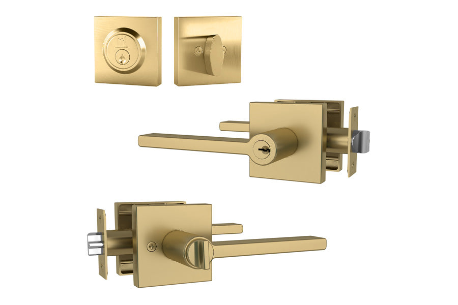 Mega Handles Prime Collection Entry Lever and Deadbolt Combo