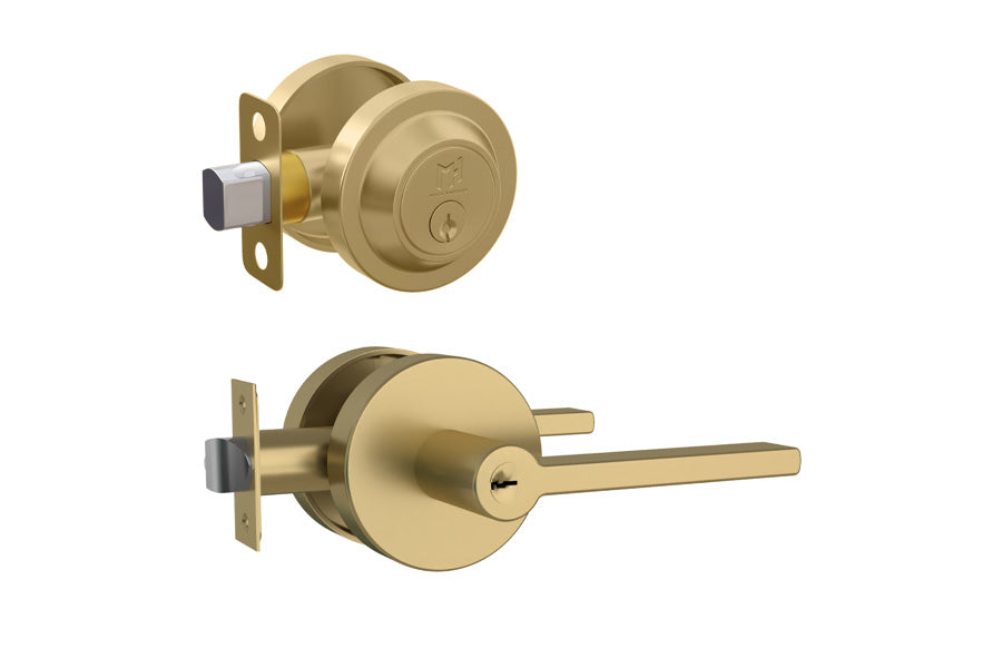 Mega Handles Ralph Collection Entry Lever and Deadbolt Combo — Lux Door ...