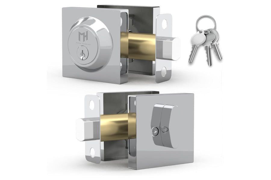 Mega Handles Robell Collection Sqaure Deadbolt