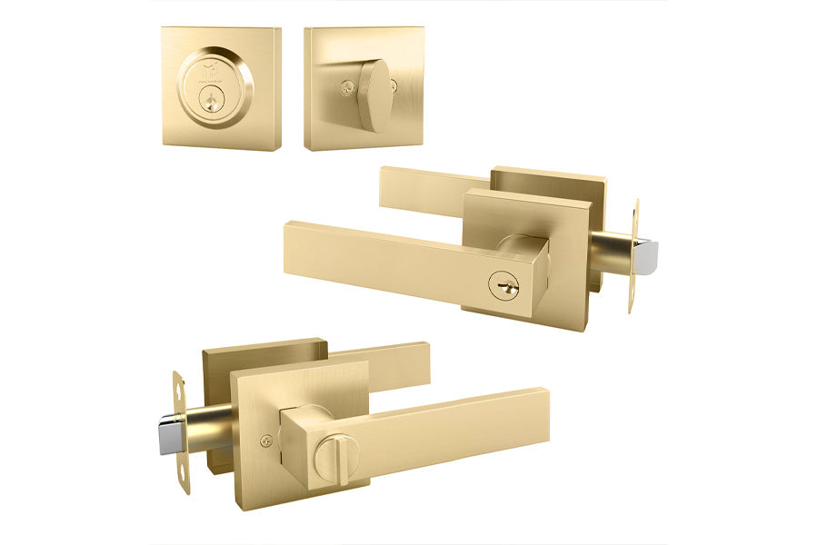 Mega Handles Robell Collection Entry Lever and Deadbolt Combo