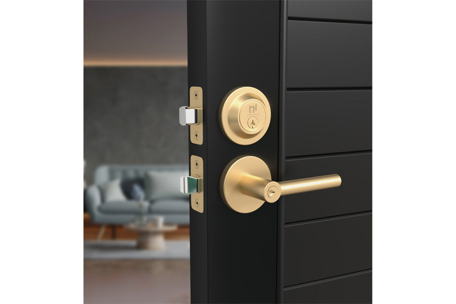 Mega Handles Ronn Collection Entry Lever and Deadbolt Combo