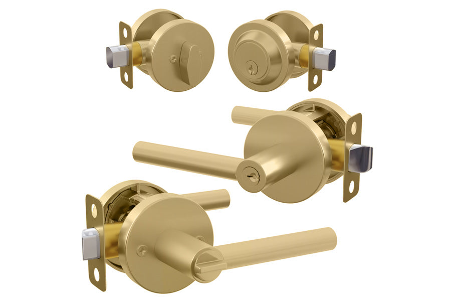 Mega Handles Ronn Collection Entry Lever and Deadbolt Combo