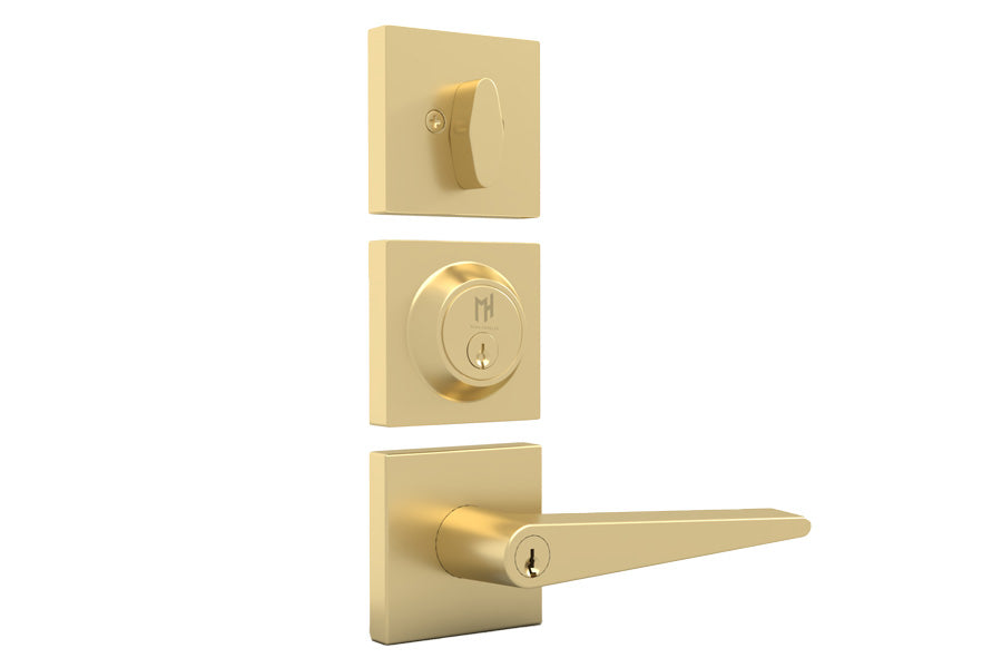 Mega Handles Schein Collection Entry Lever and Deadbolt Combo