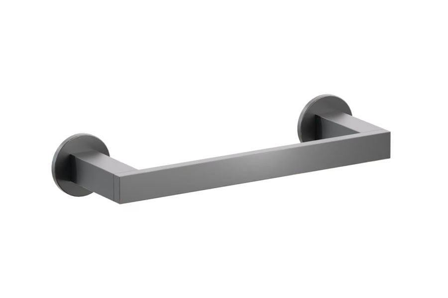 Emtek Modern Rectangular Brass Towel Bar