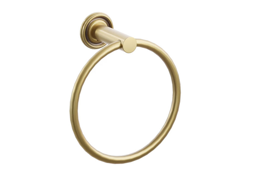 Emtek Modern Tubular Brass Towel Ring