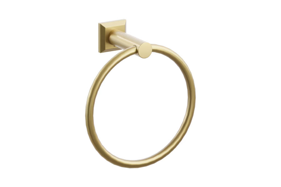 Emtek Modern Tubular Brass Towel Ring