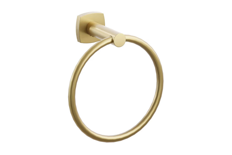 Emtek Modern Tubular Brass Towel Ring