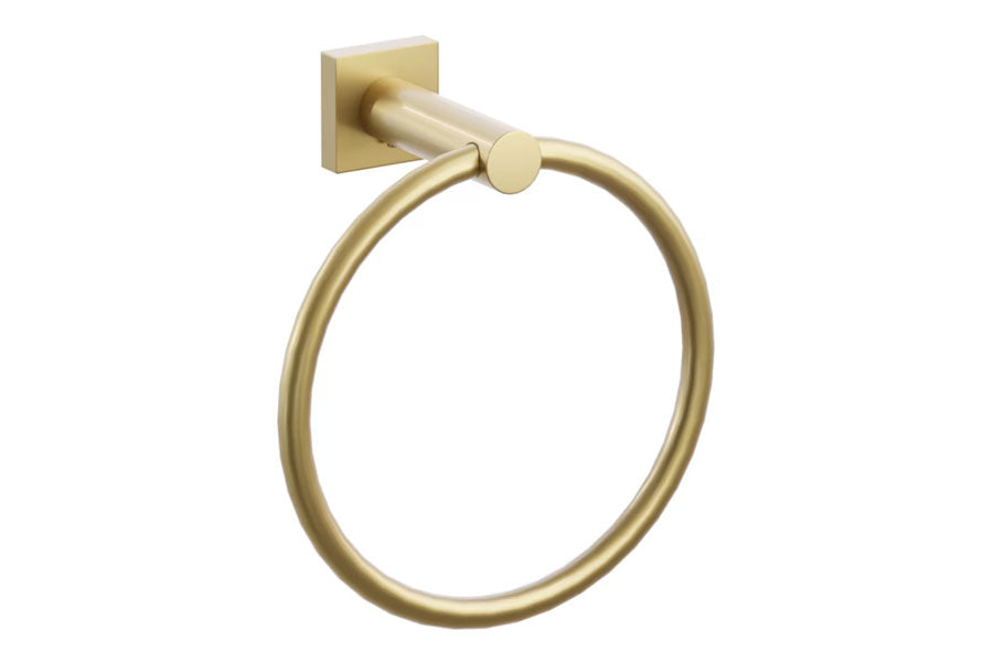 Emtek Modern Tubular Brass Towel Ring