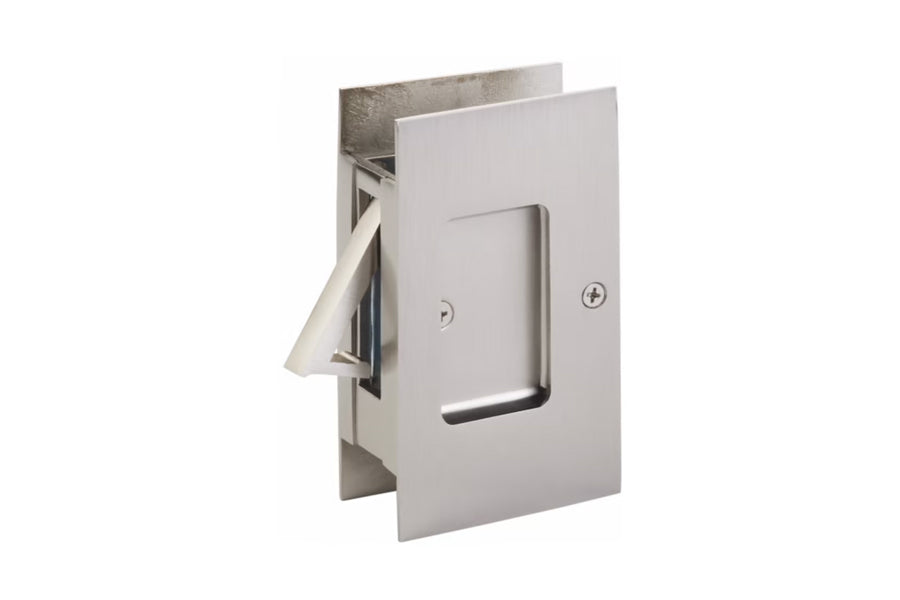 Emtek Modern Rectangular Pocket Door Lock — Lux Door Hardware