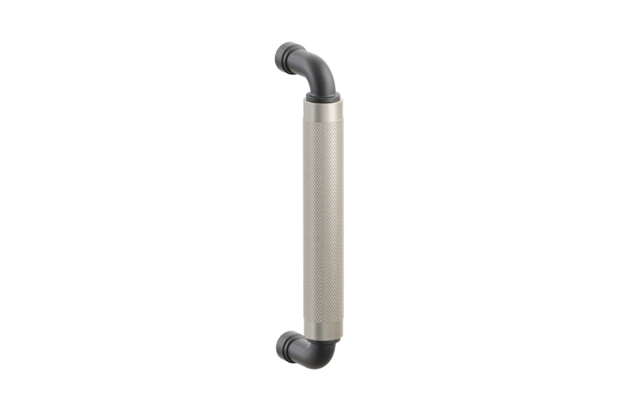 Emtek SELECT Solid Brass 8" Door Pull with R-Bar Stem