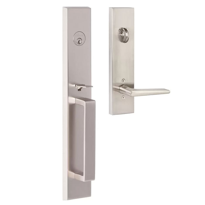 Ridgecrest Mountain Vail Keyed Handleset with Basel Trim