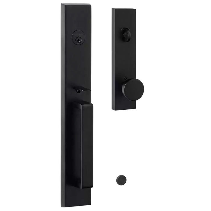Ridgecrest Mountain Vail Handleset with Zermatt Full Plate Knob