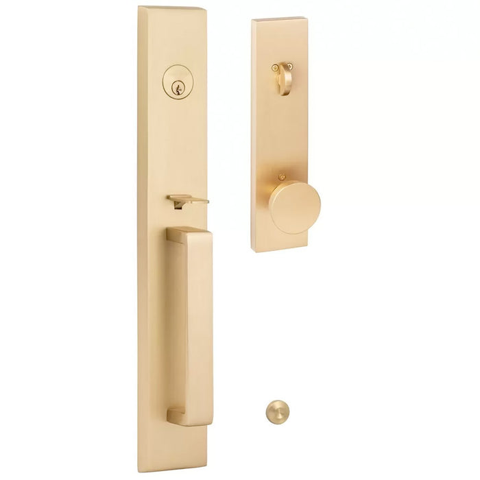 Ridgecrest Mountain Vail Handleset with Zermatt Full Plate Knob