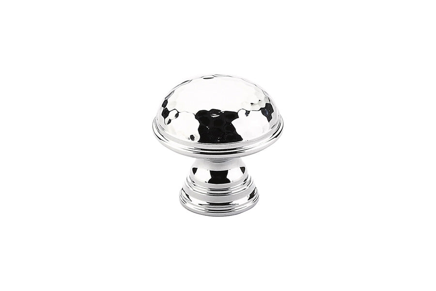 Schaub Atherton 1-1/4" Diameter Hammered Plain Edge Cabinet Knob