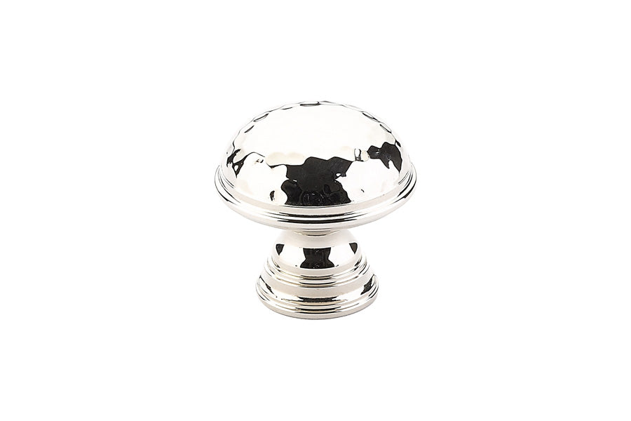 Schaub Atherton 1-1/4" Diameter Hammered Plain Edge Cabinet Knob