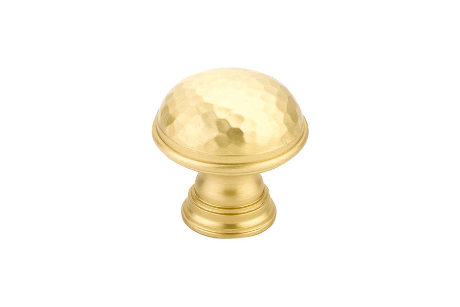 Schaub Atherton 1-1/4" Diameter Hammered Plain Edge Cabinet Knob