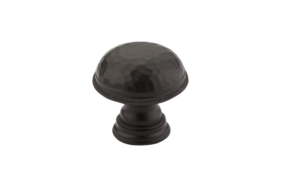 Schaub Atherton 1-1/4" Diameter Hammered Knurled Edge Cabinet Knob