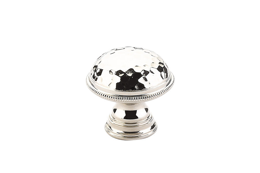 Schaub Atherton 1-1/4" Diameter Hammered Knurled Edge Cabinet Knob