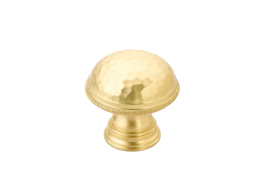 Schaub Atherton 1-1/4" Diameter Hammered Knurled Edge Cabinet Knob