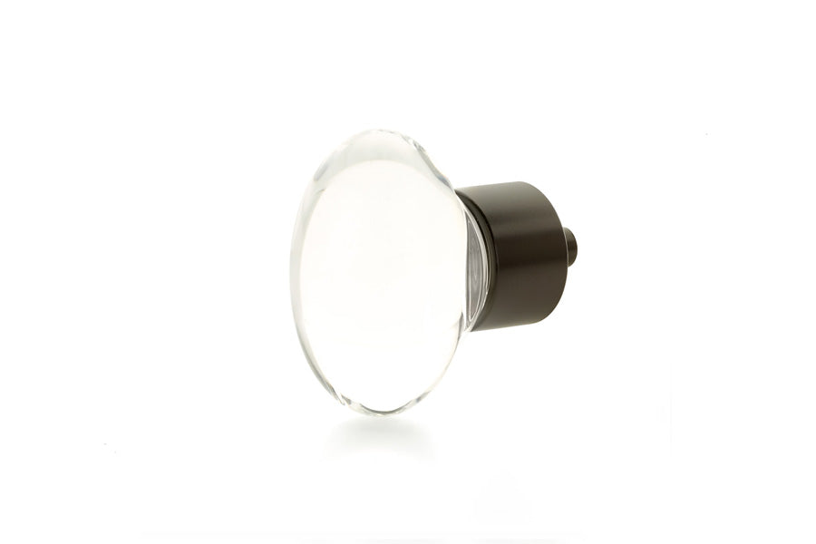 Schaub City Lights 1-3/4" Diameter Oval Glass Cabinet Knob