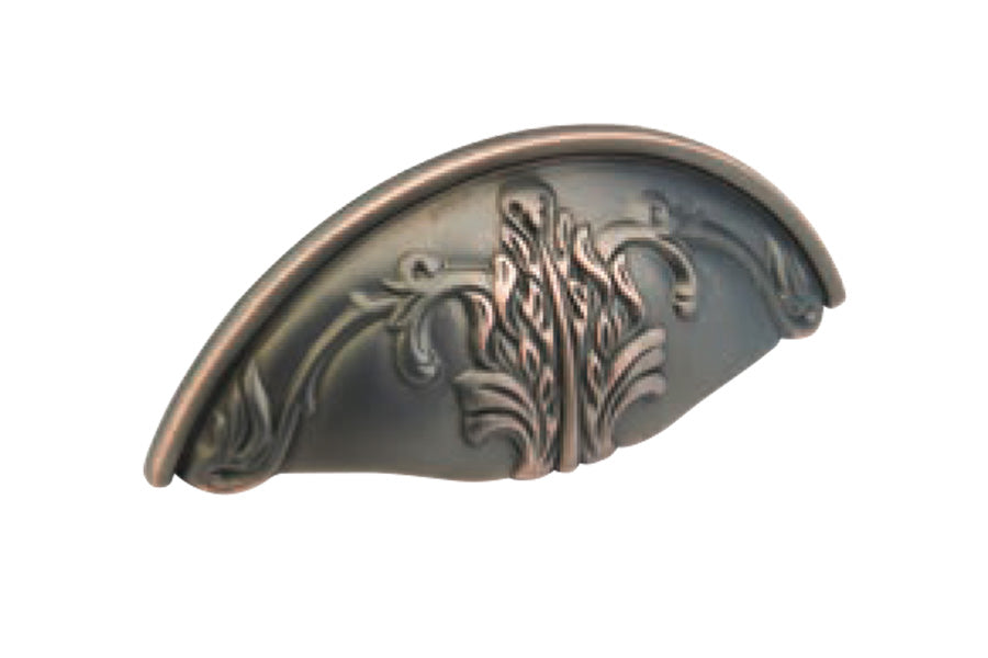 Schaub Corinthian 3" C-to-C Redington Brass Cup Pull
