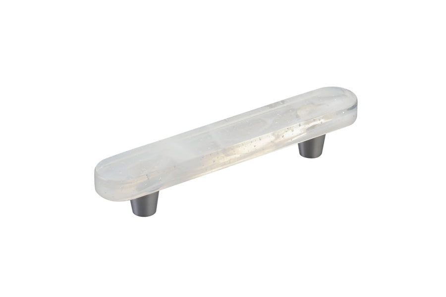 Schaub Fused Glass 4" CentertoCenter Oval Pull — Lux Door