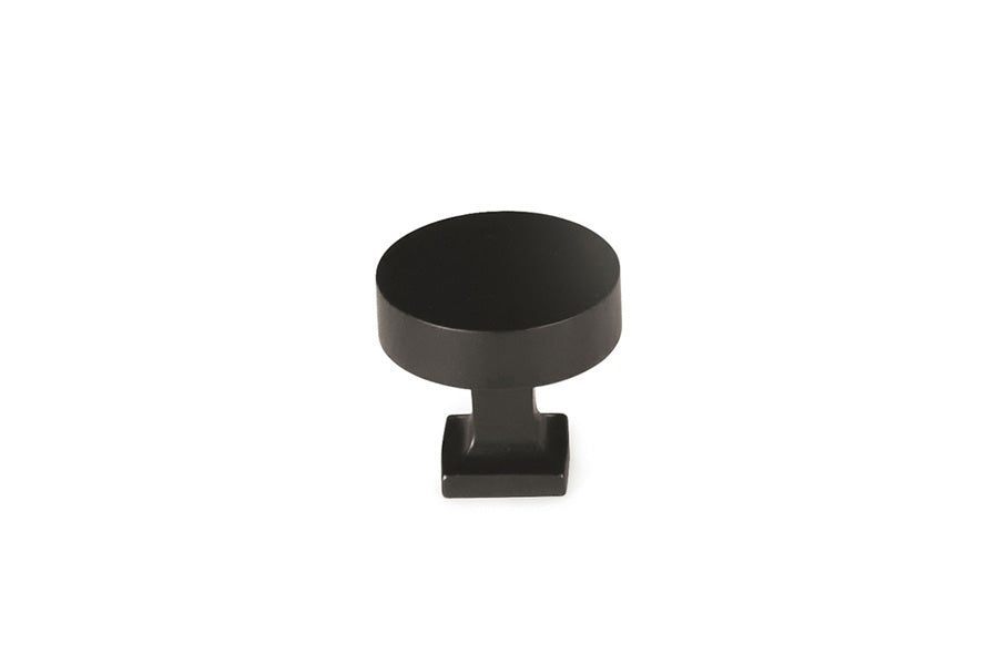 Schaub Haniburton 1-1/4" Diameter Round Cabinet Knob with Square Base