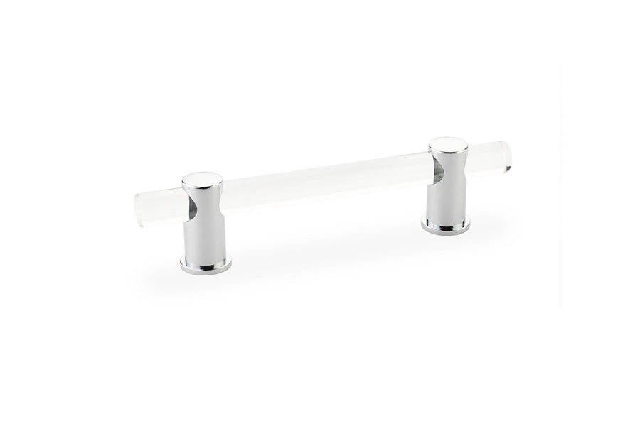 Schaub Lumiere 4" Center-to-Center Clear Acrylic Cabinet Pull