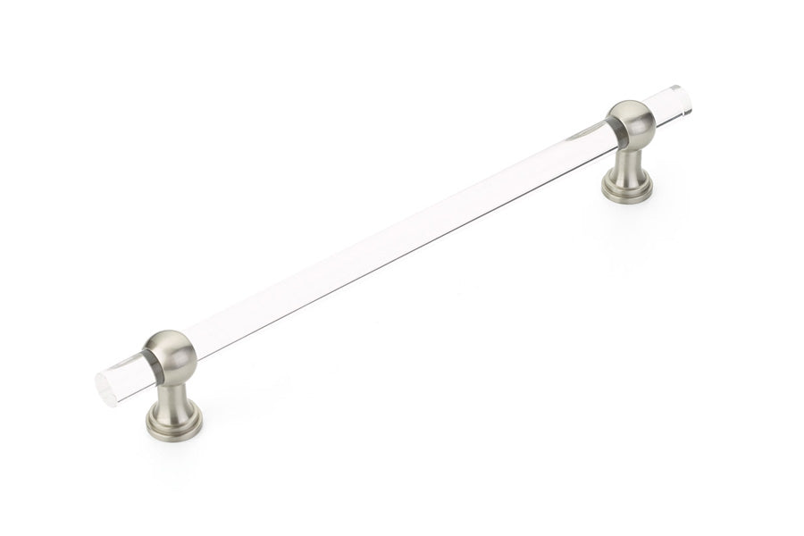 Schaub Lumiere 12" Center-to-Center Non-Adjustable Clear Acrylic Appliance Pull